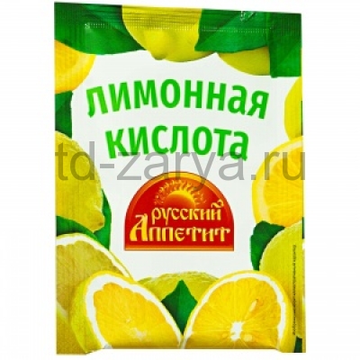 Русский аппетит Лимонная кислота 50г 