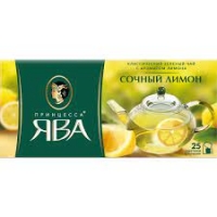 Ява чай Зеленый Сочный лимон 25 пак. 1/18