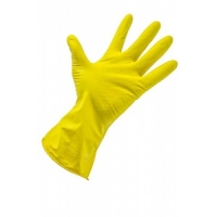 Перчатки резиновые KOMFI желтые XL (Цена за 1пару)