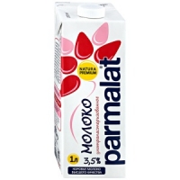 Молоко  Parmalat стерилизованное  3,5% 1л 1/12   